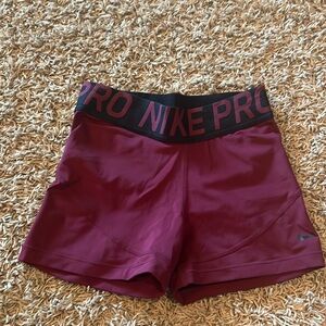 Maroon 3” Nike Pro Spandex